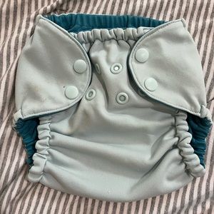 SOLD Esembly Baby outer diaper cover size 1 mist blue